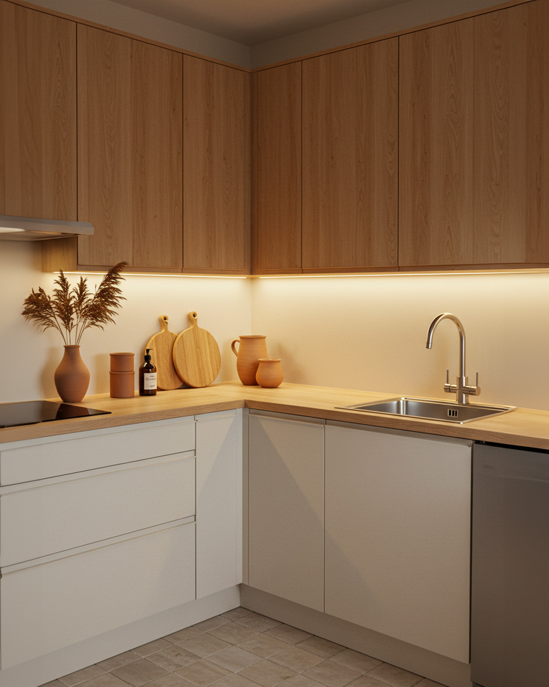 Cozinha Branco - Madeirada